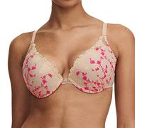 Passionata White Nights, Push-Up-BH, Damen Unterwäsche, Dune/Pink Fluo, 90B