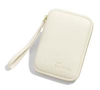 Passoport Hülle Reise Reißverschluss Reisepass Tasche mit mehreren Kartenfächern für Damen Münzkartenhalter Dokumentenaufbewahrungstasche Schutzhülle Reisepasshülle, beige