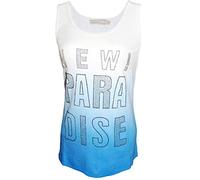 Passport Damen Top blau/weiß Gr.38