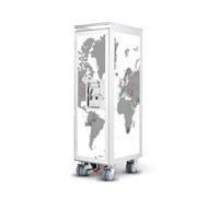 Passport Flugzeugtrolley weiß Bordbar