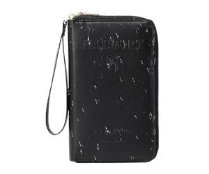 Passport Holder for Travel, PU Leather Book Wallet, Multi-Card Slot Organizer, Waterproof Design, Portable Storage Pouch, Perfect for Men, Women, Tickets, Documents, Purse, Companion, 19x11x2.5cm