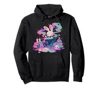 Pastell Goth Hexe Kaninchen Gruselig Yami Kawaii Goth Harajuku Pullover Hoodie