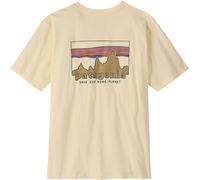 patagonia 73 skyline beige kurzarm t shirt fur herren S