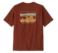 PATAGONIA M's '73 Skyline Organic T-shirt - Herren - Braun / Rot - Größe L- Modell 2026