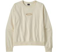 Patagonia Women's '95 Oval Logo Daily Crew wool white M