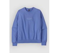 Patagonia - Women's 95 Oval Logo Daily Crew - Pullover, Gr. L, blau (DiverBlue)