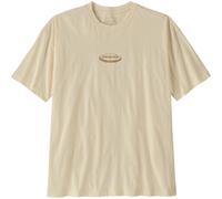 Patagonia - Women's 95 Oval Logo Oversized T-Shirt - T-Shirt, Gr. S, beige (UndyedNatural)