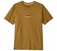 Patagonia 95 Oval Logo T-Shirt bobcat brown / sunshine Herren Gr. L