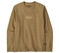 Patagonia '95 Oval Logo Uprisal Crew Sweatshirt, L, bobcat brown