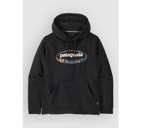 Patagonia Herrenpullover Mann Men's '95 Oval Logo Uprisal Hoody Schwarz Xxl