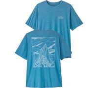 Patagonia - Atmungsaktives und leichtes T-Shirt für Wanderungen - Herren - M's Cap Cool Daily Shirt Cloud Crag Shore Blue Light Shore Blau XL