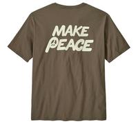 Patagonia Balance Organic T-Shirt, XL, peace seeds: marlow brown