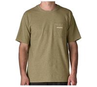 Patagonia - Boardshort Logo Pocket Responsibili-Tee - T-Shirt, Gr. XS, beige (GumtreeGreen)