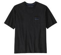 Patagonia Kurzärmeliges T-shirt Für Männer Mann Men's Boardshort Logo Pocket Responsibili-tee® Schwarz Xs