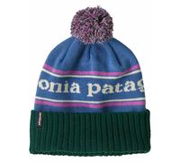 Patagonia - Bommelmütze - Powder Town Beanie Park Stripe: Barnacle Blue für Herren - Blau Blau one size