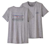 Patagonia Womens Capilene Cool Daily Graphic Shirt 73 Skyline: Feather Grey (XL)