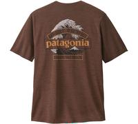 Patagonia - Cap Cool Daily Shirt Great Waves - Funktionsshirt, Gr. XXL, braun (BermBrown/LightBermBrownX-Dye)