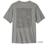 Patagonia Cap Cool Daily Shirt Strataspire T-Shirt, L, feather grey