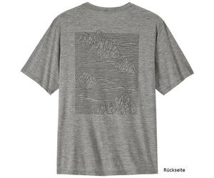 Patagonia Cap Cool Daily Shirt Strataspire T-Shirt, L, feather grey