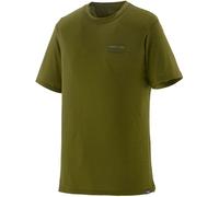 Patagonia Cap Cool Merino Blend Graphic Shirt T-Shirt, M, fitz roy strata: pond green