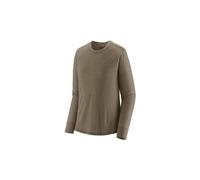 patagonia cap cool merino blend langarmshirt grau frauen L