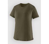 Patagonia - Women's Cap Cool Merino Shirt - Merinoshirt, Gr. M, oliv (BasinGreen)