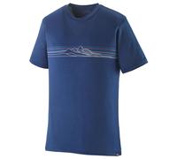 Patagonia - Cap Cool Merino Graphic Shirt - Merinoshirt, Gr. XS, blau (StrataStripe:ClementBlue)