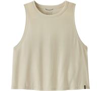 Patagonia Cap Cool Trail Cropped Top Damen Tanktops beige Größe L Trekking Hautfreundlich Lyocell (Tencel™)