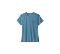 Technisches T-Shirt Patagonia W's Cap Cool Trail Shirt - Stratapeaks (Shore Blue) Damen M