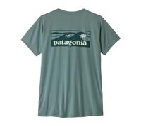 Patagonia Capilene Cool Daily Shirt Damen (Farbe: Boardshort Logo: Blue Sage - Light Blue Sage X-Dye, Größe: L)