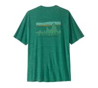 Patagonia Capilene Cool Daily Shirt (Farbe: '73 Skyline: Gem Green - Light Gem Green X-Dye, Größe: L)