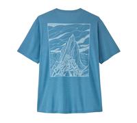 Patagonia Capilene Cool Daily Shirt (Farbe: Cloud Crag: Shore Blue - Light Shore Blue X-Dye, Größe: M)