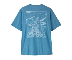 Patagonia Capilene Cool Daily Shirt (Farbe: Cloud Crag: Shore Blue - Light Shore Blue X-Dye, Größe: XL)