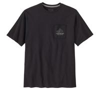 Patagonia - Chouinard Crest Pocket Responsibili-Tee - T-Shirt, Gr. XS, schwarz/grau (InkBlack)
