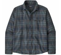 Patagonia Cotton in Conversion Lightweight Fjord Flannel Langarmshirt, S, paw: smolder blue