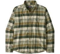 Patagonia - Hemd aus Bio-Baumwolle - M's L/S LW Fjord Flannel Shirt Rocky: Old Growth Green für Herren aus Baumwolle - Größe 126-132 - Grün Grün 126-132