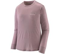 PATAGONIA W's L/s Cap Cool Merino Blend Graphic Shirt - Damen - Rosa - Größe L- Modell 2026