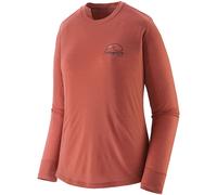 Patagonia Damen Cap Cool Merino Graphic Longsleeve (Größe L, rot)