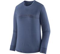 Patagonia Damen Cap Cool Merino Graphic Longsleeve (Größe XS, blau)