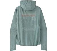Patagonia Damen Cap Cool Sun Peak Visions Hoodie (Größe M, grau)