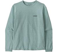 Patagonia - Women's L/S P-6 Logo Responsibili-Tee - Longsleeve, Gr. XL, türkis (P-6Outline:VirtuallyBlue)