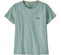 Patagonia - Women's P-6 Logo Responsibili-Tee - T-Shirt, Gr. L, türkis (P-6Outline:VirtuallyBlue)