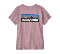 Patagonia Damen T-Shirt P-6 Logo Responsibili-Tee Quiet Violet (rosa) Größe M
