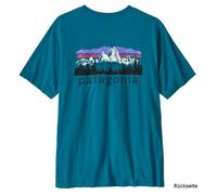 Patagonia Fitz Roy Foothills T-Shirt, S, glacial blue