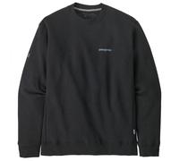 Patagonia - Recyceltes Kapuzensweatshirt - Fitz Roy Icon Uprisal Crew Sweatshirt Ink Black für Herren aus Baumwolle - Größe S - schwarz schwarz S