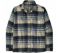 PATAGONIA M's Fjord Flannel Shirt - Herren - Blau / Grau / Beige - Größe L- Modell 2026