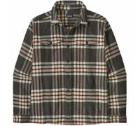 Patagonia Fjord Flannel Shirt Langarmhemd, M, catch: ink black
