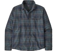 Patagonia Cotton in Conversion Lightweight Fjord Flannel Langarmshirt, L, paw: smolder blue