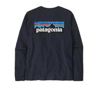 Patagonia Herren Langarmshirt P-6 LOGO RESPONSIBILI-TEE, marine, Gr. XL