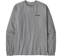 Patagonia P-6 Logo Responsibili Longsleeve gravel heather Herren Gr. S